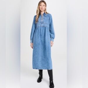 ALIGNE Gabriella Denim Midi Dress